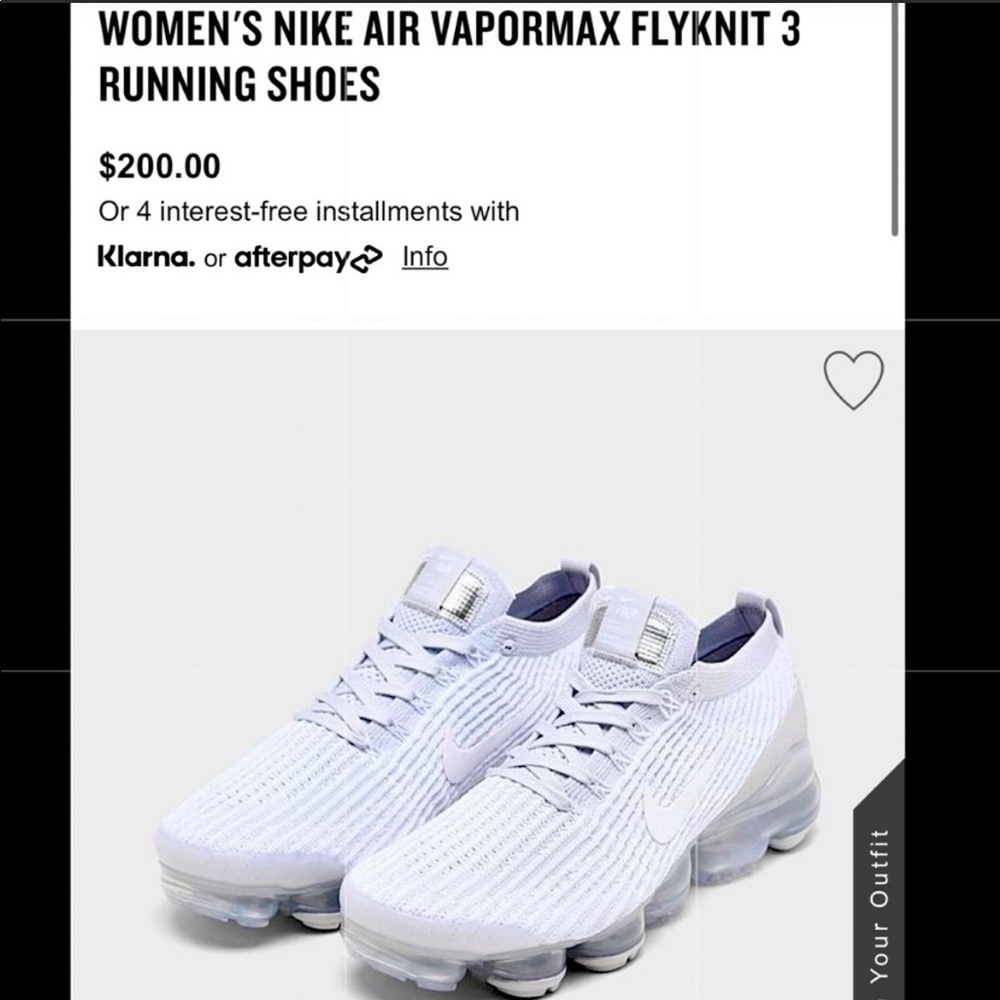 Nike Vapormax Flyknit Size 7